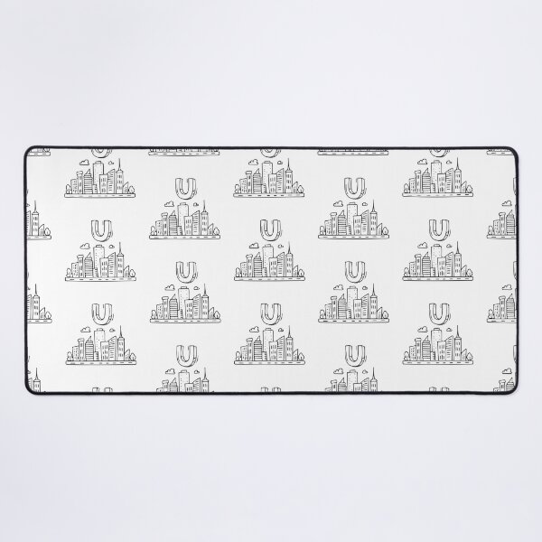 Item preview, Letter U Above Urban City designed and sold by rasagamastore.