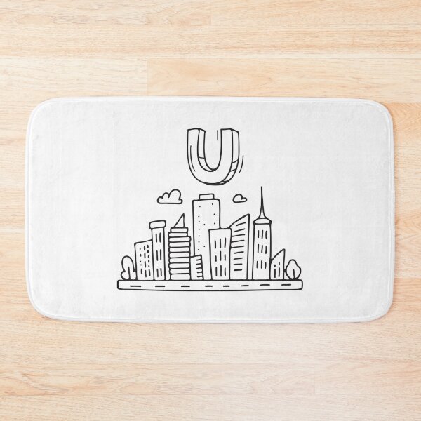 Item preview, Letter U Above Urban City designed and sold by rasagamastore.