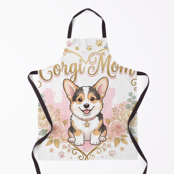 Item preview, Cute Corgi Mom Heart Floral Shirt, Elegant Corgi Mom Gift Tee, Corgi Mom Flower Heart Design for Corgi Lovers designed and sold by Wearable Canvas...