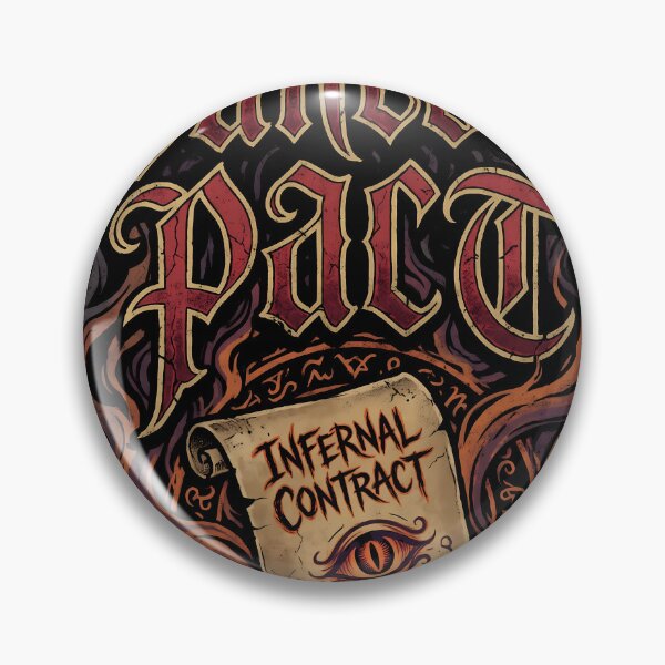 Item preview, Baldurs Gate 3 Warlock Pact Infernal Contract designed and sold by Senpaiwaves.