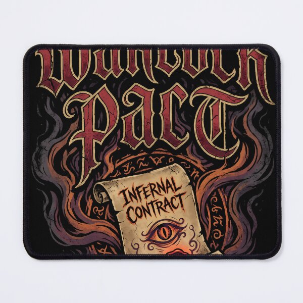 Item preview, Baldurs Gate 3 Warlock Pact Infernal Contract designed and sold by Senpaiwaves.