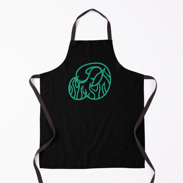 Item preview, Groovy Retro Teal Fiery Letter D Monogram designed and sold by CamilasPrints.