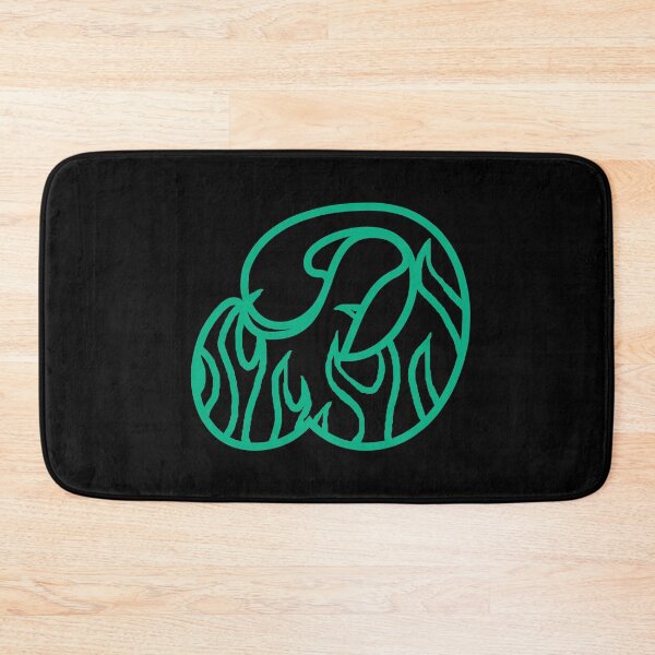 Artikelvorschau, Groovy Retro Teal Fiery Buchstabe D Monogramm entworfen und verkauft von CamilasPrints.