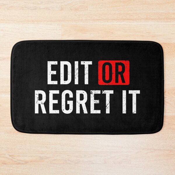 Item preview, Edit Or Regret It designed and sold by malicaferrha.