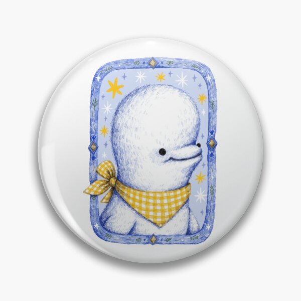 Item preview, Whimsical Marine Enthusiast Beluga Whale Illustration designed and sold by OceansMatter.