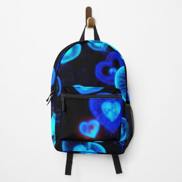 Item preview, Glowing Blue Heart Jellyfish – Dreamy Ocean Love Aesthetic Design designed and sold by IMuDesigner.