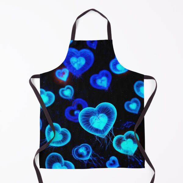 Item preview, Glowing Blue Heart Jellyfish – Dreamy Ocean Love Aesthetic Design designed and sold by IMuDesigner.