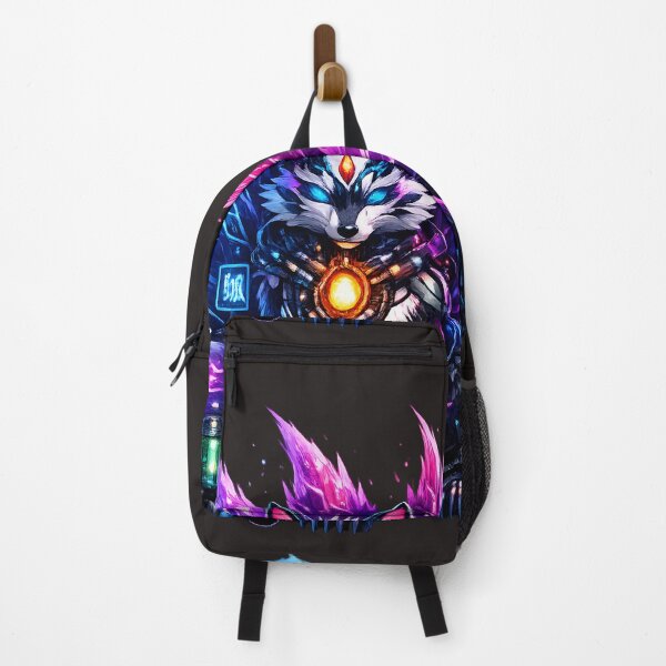 Artikelvorschau, Cyber Kitsune Sentinel – Futuristisches Neonfuchs-Design entworfen und verkauft von Neo Tokio.