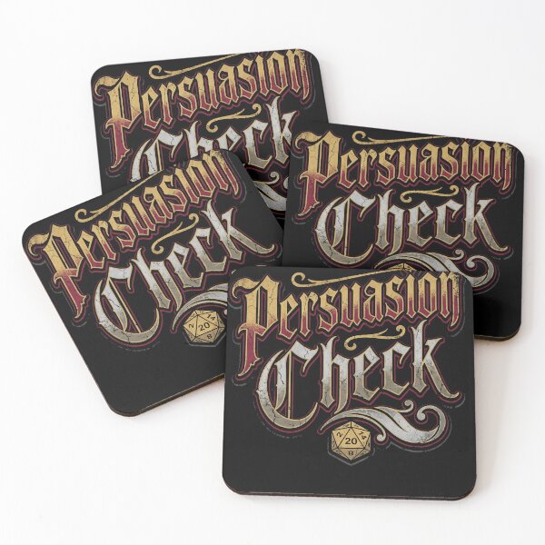 Item preview, Baldurs Gate 3 Persuasion Check designed and sold by Senpaiwaves.