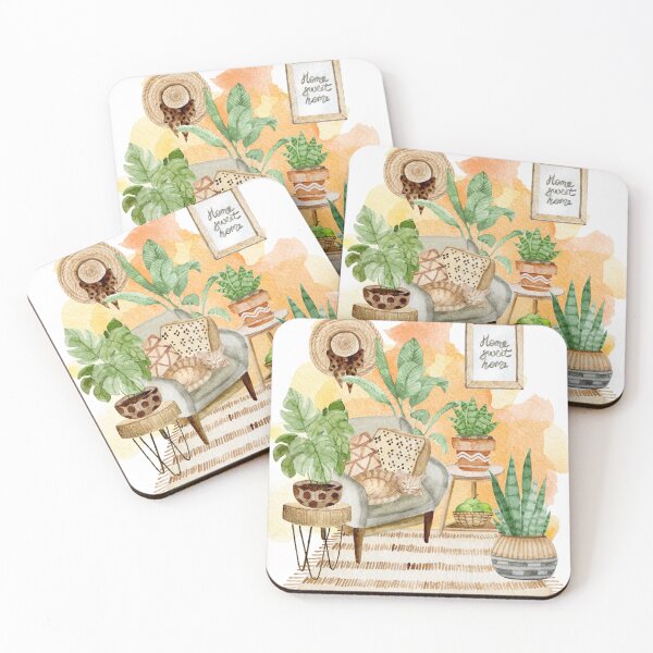 Item preview, Watercolor Keep It Cozy Cabin Forest designed and sold by mug&more station.