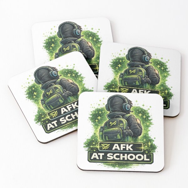 Item preview, AFK At School Funny Gamer Back To School Gaming Design designed and sold by mansourhamid.