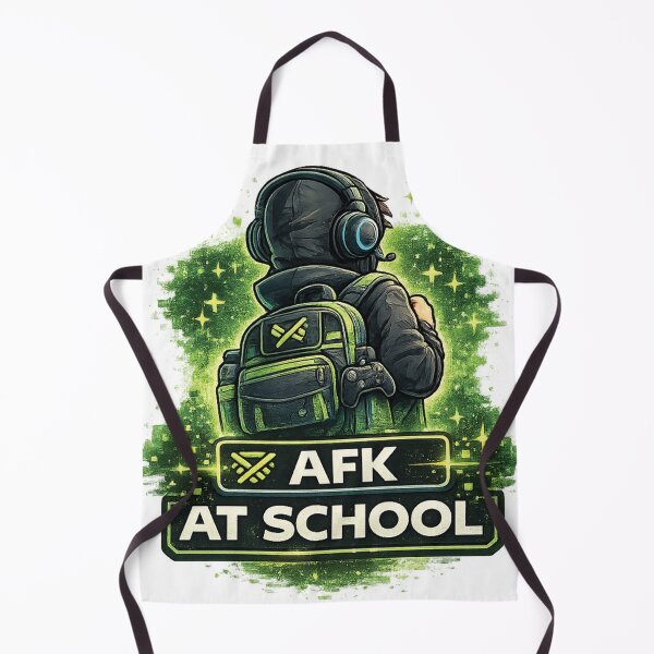 Item preview, AFK At School Funny Gamer Back To School Gaming Design designed and sold by mansourhamid.