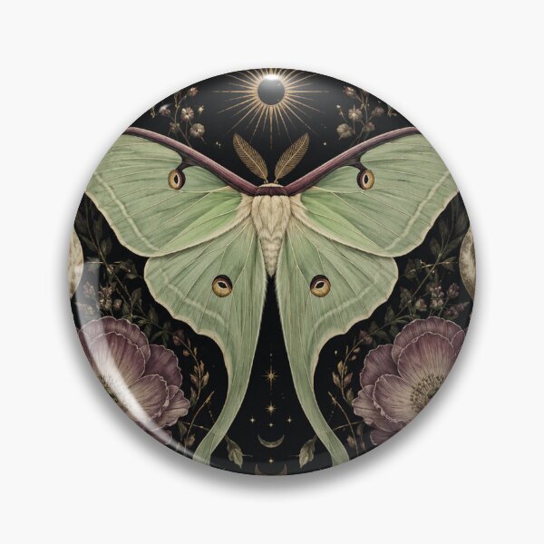 Item preview, Mystic Luna Moth Botanical Poster designed and sold by DrizzyV.