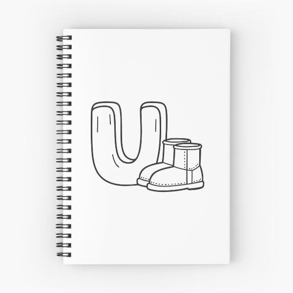 Item preview, Letter U Beside Ugg Boots designed and sold by rasagamastore.