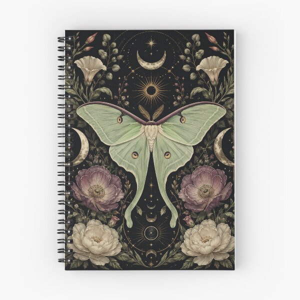 Item preview, Mystic Luna Moth Botanical Poster designed and sold by DrizzyV.