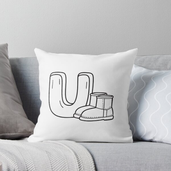 Item preview, Letter U Beside Ugg Boots designed and sold by rasagamastore.