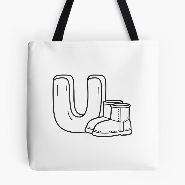 Item preview, Letter U Beside Ugg Boots designed and sold by rasagamastore.