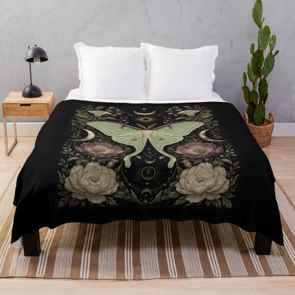 Item preview, Mystic Luna Moth Botanical Poster designed and sold by DrizzyV.