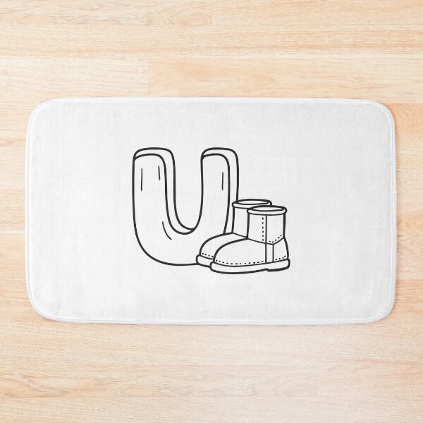 Item preview, Letter U Beside Ugg Boots designed and sold by rasagamastore.