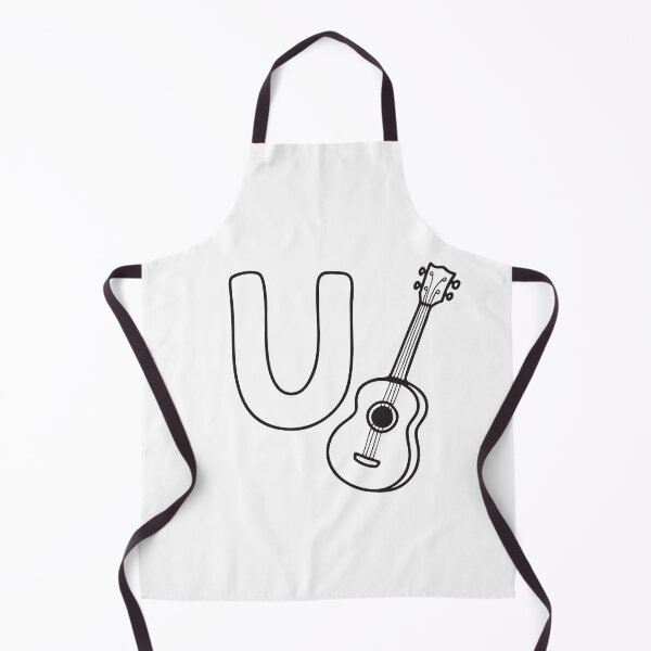 Item preview, Letter U Beside Ukulele designed and sold by rasagamastore.