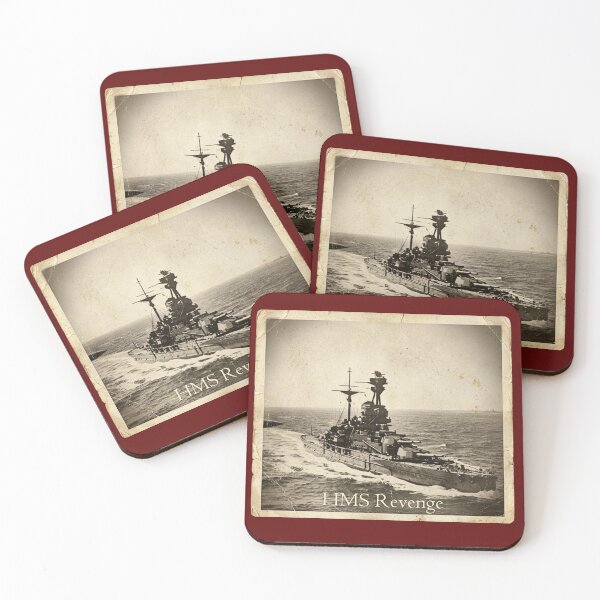 Item preview, HMS Revenge Vintage British Battleship Photo - Royal Navy Retro Print designed and sold by The store under the battleship :).
