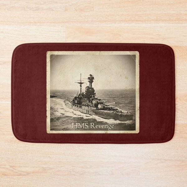 Item preview, HMS Revenge Vintage British Battleship Photo - Royal Navy Retro Print designed and sold by The store under the battleship :).