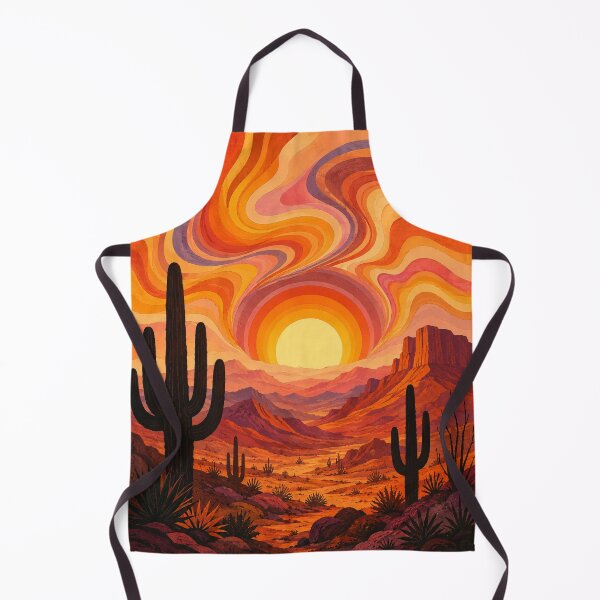 Item preview, Psychedelic Desert Sunset Poster designed and sold by DrizzyV.