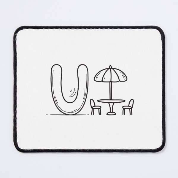 Item preview, Letter U Beside Patio Umbrella Set designed and sold by rasagamastore.