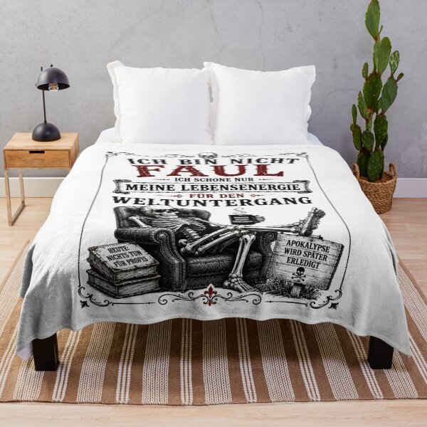 Item preview, I'm not lazy – I'm just conserving my energy for the apocalypse | Sarcastic vintage design designed and sold by Peter Kaul.