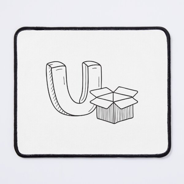 Item preview, Letter U Beside Unboxing Package designed and sold by rasagamastore.