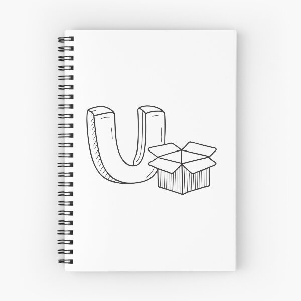 Item preview, Letter U Beside Unboxing Package designed and sold by rasagamastore.