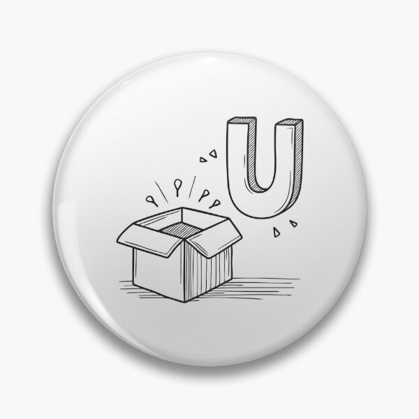 Item preview, Letter U Beside Open Package designed and sold by rasagamastore.