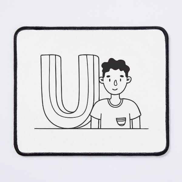 Item preview, An Illustration of letter U next to Uncle designed and sold by rasagamastore.