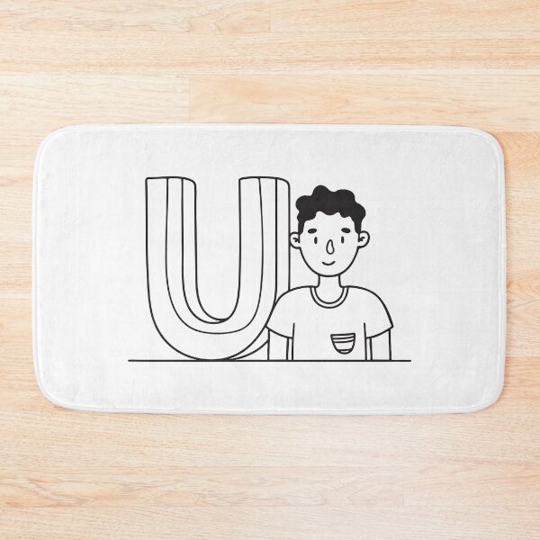 Item preview, An Illustration of letter U next to Uncle designed and sold by rasagamastore.