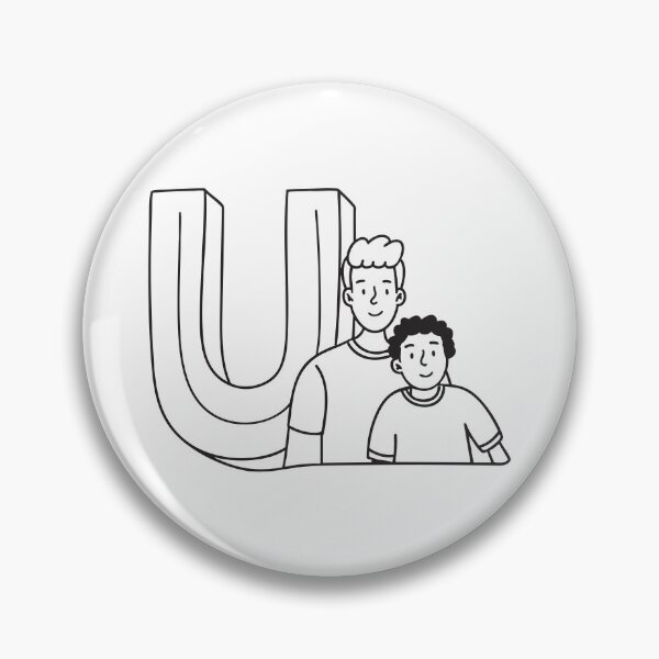 Item preview, Letter U Beside Uncle and Nephew designed and sold by rasagamastore.