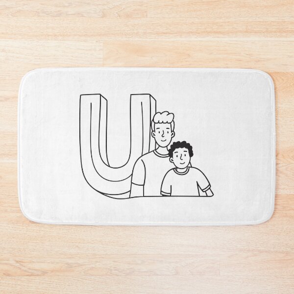 Item preview, Letter U Beside Uncle and Nephew designed and sold by rasagamastore.