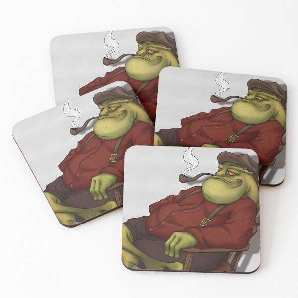 Item preview, Relaxed Pipe Smoking Toad in a Country Chair designed and sold by Tocoplief.