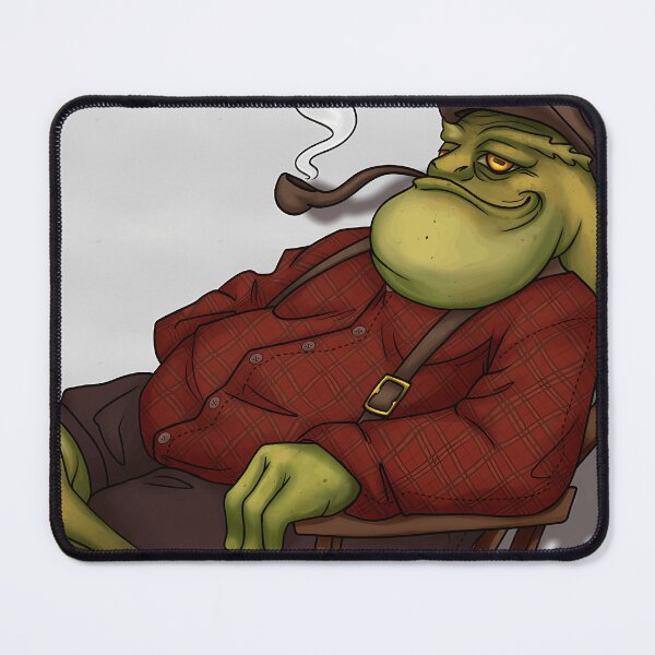 Item preview, Relaxed Pipe Smoking Toad in a Country Chair designed and sold by Tocoplief.