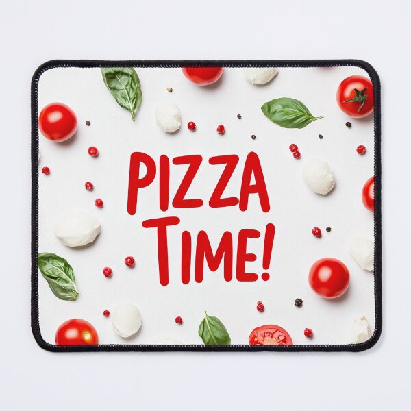 Item preview, Indulge in delicious pizza surrounded by fresh ingredients on a vibrant white background filled with excitement designed and sold by MiraCleAI.