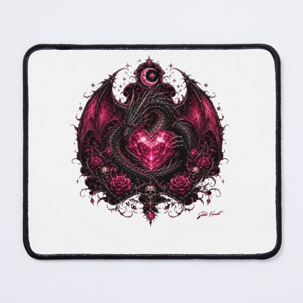 Item preview, Black Dragon With Crystal Heart designed and sold by JabbiKamost.
