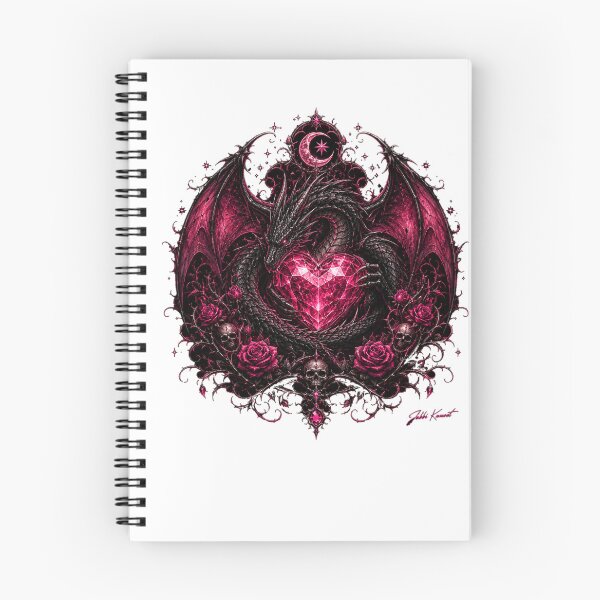 Item preview, Black Dragon With Crystal Heart designed and sold by JabbiKamost.
