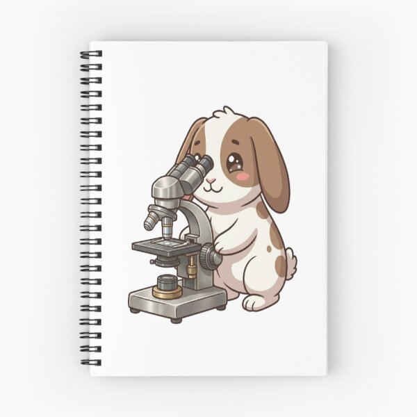 Item preview, Cute Bunny Looking Through Microscope designed and sold by Ella_Sketch.