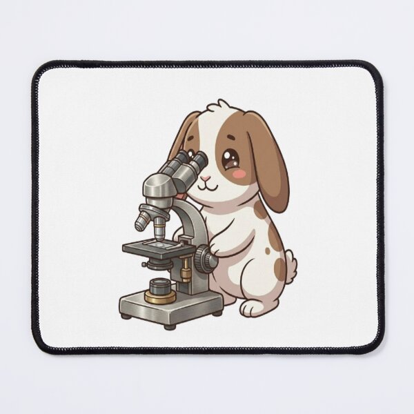 Item preview, Cute Bunny Looking Through Microscope designed and sold by Ella_Sketch.