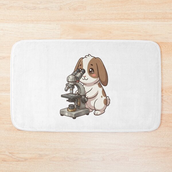 Item preview, Cute Bunny Looking Through Microscope designed and sold by Ella_Sketch.