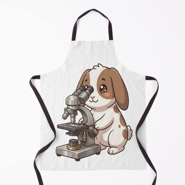 Item preview, Cute Bunny Looking Through Microscope designed and sold by Ella_Sketch.