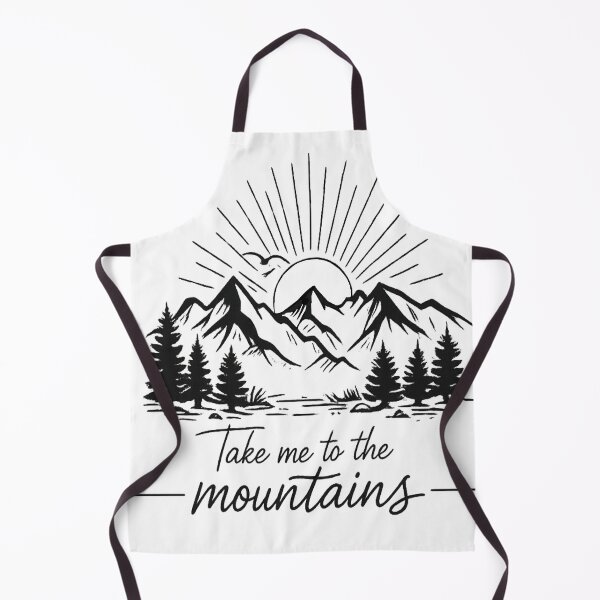 Item preview, Take Me To The Mountains Adventure Hiking Line Art designed and sold by myforestfog.
