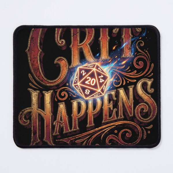 Item preview, Baldurs Gate 3 Crit Happens designed and sold by Senpaiwaves.