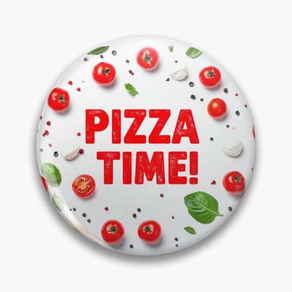 Item preview, Delicious pizza surrounded by fresh ingredients on a vibrant white background filled with excitement designed and sold by MiraCleAI.