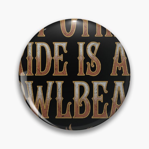 Item preview, Baldurs Gate 3 My Other Ride Is an Owlbear designed and sold by Senpaiwaves.