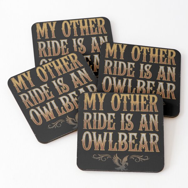Item preview, Baldurs Gate 3 My Other Ride Is an Owlbear designed and sold by Senpaiwaves.